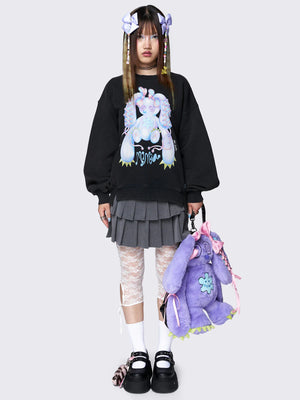 MINGA X EMA GASPAR BUNNY GRAPHIC SWEATSHIRT