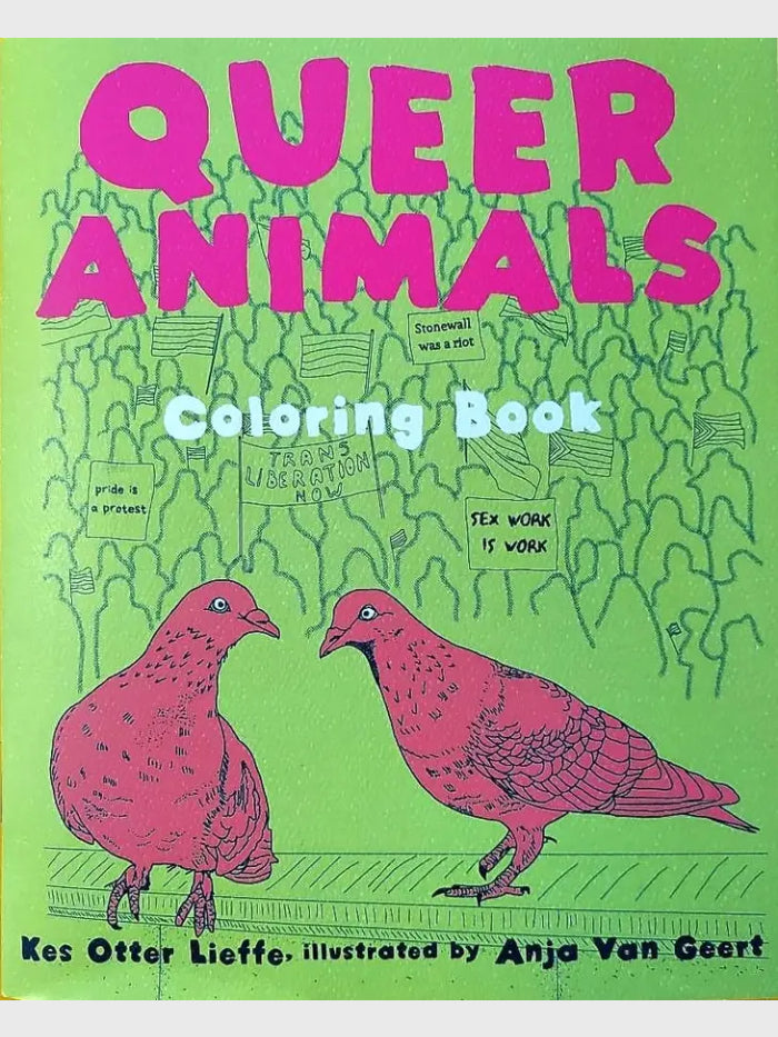 Queer Animals Coloring Zine