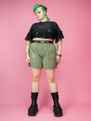 NIKINKY KYOTO SHORTS TARTAN GREEN