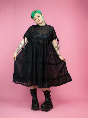 NIKINKY HEI HEI DRESS BLACK MESH