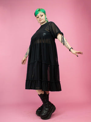 NIKINKY HEI HEI DRESS BLACK MESH