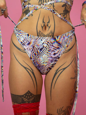 INDYANNA LELO SHORTS CYBER ZEBRA