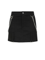 THIRD IDENTITY VELOCITY SKIRT BLACK SK00001