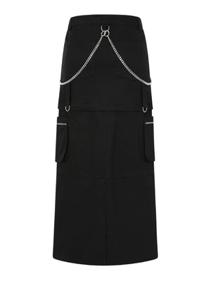 THIRD IDENTITY VELOCITY SKIRT BLACK SK00001