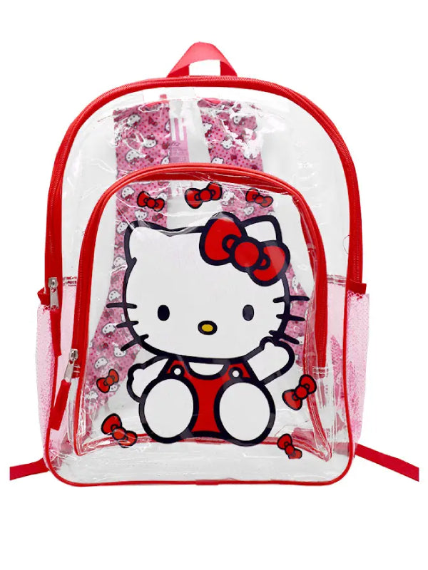 HELLO KITTY TRANSPARENT BACKPACK