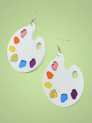 PAINTERS PALETTE EARRINGS BY I`M YOUR PRESENT