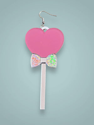 PINK LOLLIPOP EARRINGS BY I`M YOUR PRESENT