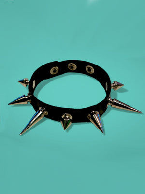 EXIT BRACELET DIFFERENT SPIKES BLACK