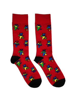 ROTE GRATEFUL DEAD SOCKEN