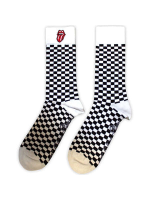 THE ROLLING STONES CHECK SOCKS