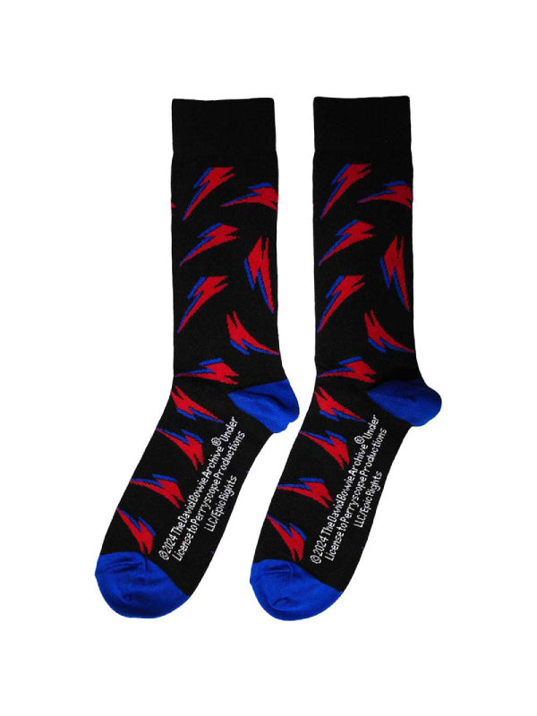 DAVID BOWIE SOCKEN MIT FLASHMUSTER