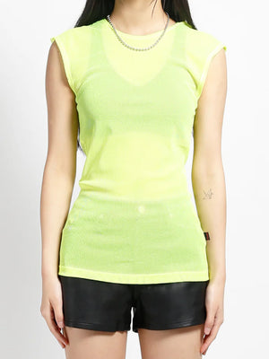 TRIPP NYC MESH TANK TOP LIME FN7202