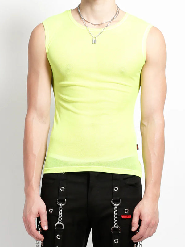 TRIPP NYC MESH TANK TOP LIME FN7202