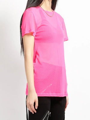 TRIPP NYC MESH T-SHIRT PINK FN7109