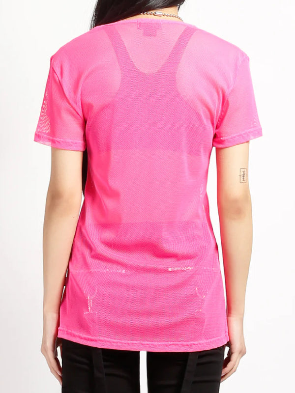 TRIPP NYC MESH T-SHIRT PINK FN7109