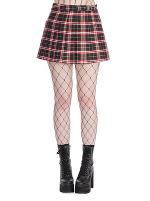 BANNED CHICKS WITH KIKS SKIRT BLACK SK25404