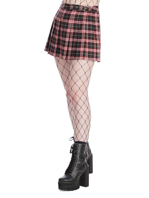 BANNED CHICKS WITH KIKS SKIRT BLACK SK25404