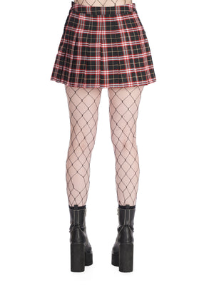 BANNED CHICKS WITH KIKS SKIRT BLACK SK25404