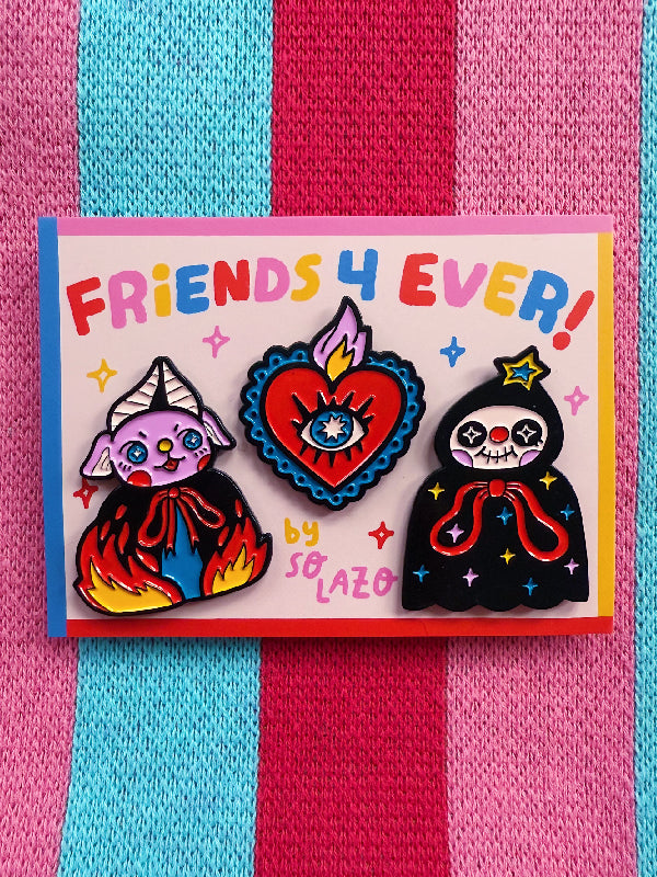 SO LAZO FRIENDS 4 EVER! PIN SET