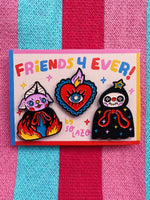 SO LAZO FRIENDS 4 EVER! PIN SET