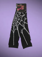 SPIDERWEB FINGERLESS GLOVES