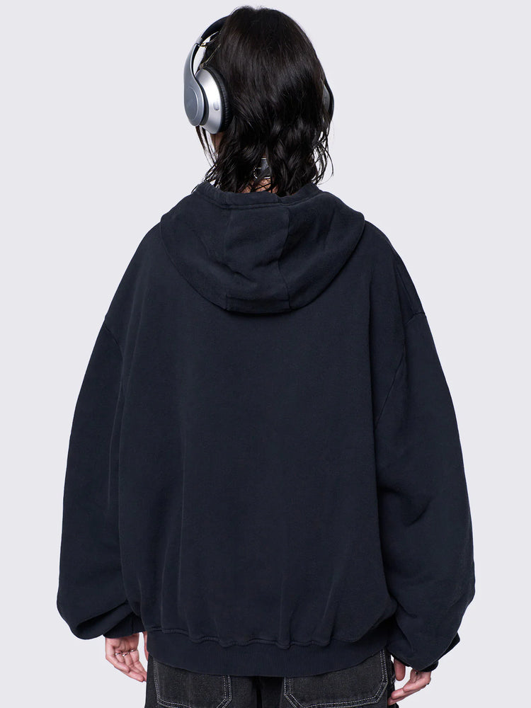 MINGA LONDON PARANOID ZIP UP HOODIE