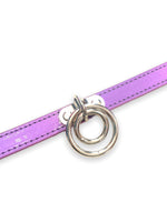 FUNK PLUS HOLO PURPLE DOUBLE O RING CHOKER FC264