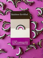 RAINBOW CERTIFIED ASEXUAL PIN