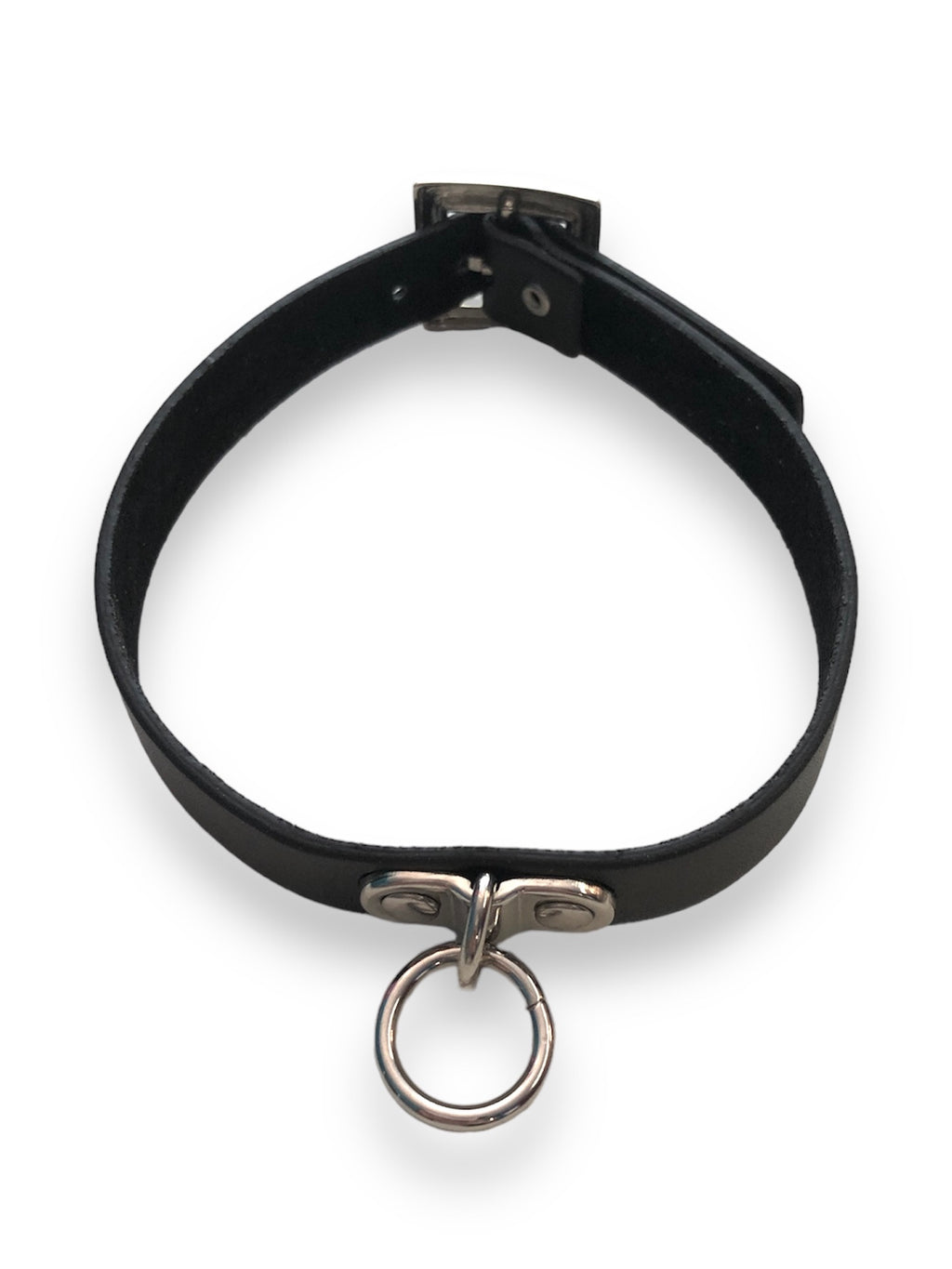 BLACK CHOKER WITH SMALL MIDDLE RING Coexist Berlin