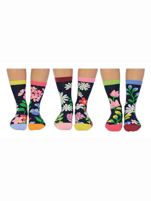 UNITED ODD SOCKS BLOOMING AMAZING 6 SOCK PACK