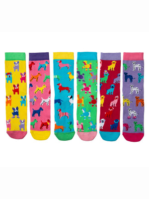 UNITED ODD HOT DOGS 6 SOCK PACK