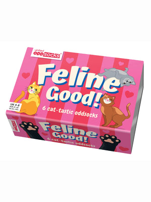 UNITED ODD FELINE GOOD! 6 SOCK PACK