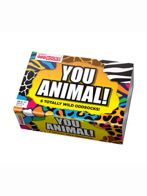 UNITED ODD YOU ANIMAL! 6 SOCK PACK