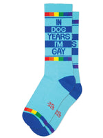 GUMBALL POODLE IN DOG YEARS IM GAY SOCKS