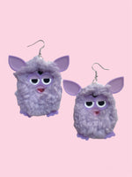 LILAC FURBY EARRINGS BY I`M YOUR PRESENT