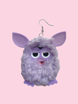 LILAC FURBY EARRINGS BY I`M YOUR PRESENT