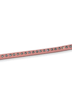 FUNK PLUS VEGAN CHOKER BABY PINK WITH RHINESTONES CK247