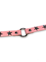 FUNK PLUS PINK O RING CHOKER STAR VEGAN FCK349