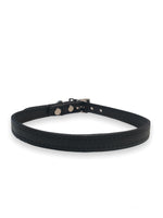 FUNK PLUS  THIN SIMPLE BLACK CHOKER VEGAN STITCHED CK100