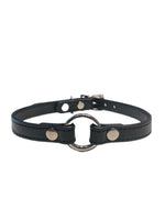 FUNK PLUS SIMPLE THIN O-RING BLACK CHOKER VEGAN CK168