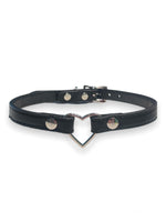 FUNK PLUS THIN CHOKER WITH HEART FC224 VEGAN