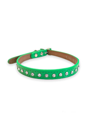 FUNK PLUS PATENT GREEN WITH RHINESTONES CK246