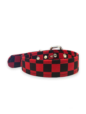 FUNK PLUS SIMPLE BLACK RED CHOKER CK100