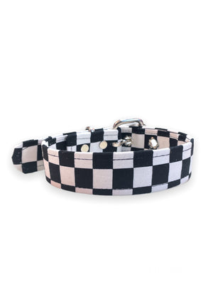 FUNK PLUS SIMPLE BLACK WHITE CHOKER CK100