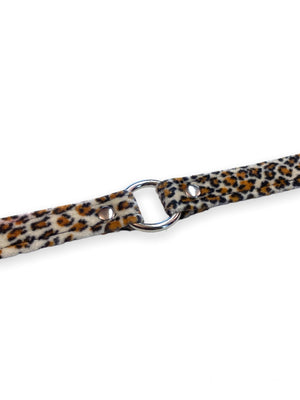 FUNK PLUS  O RING JAGUAR LEOPARD CHOKER CK169