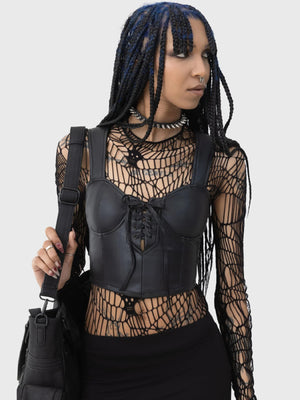 KILLSTAR MOONLESS CORSET TOP