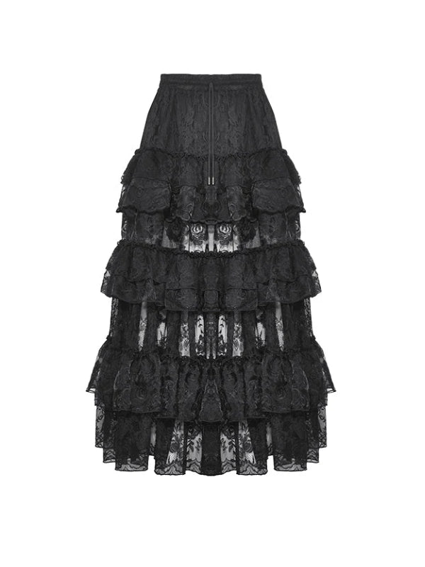 DARK IN LOVE LAYERED TULE SKIRT KW372