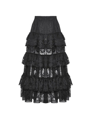 DARK IN LOVE LAYERED TULE SKIRT KW372