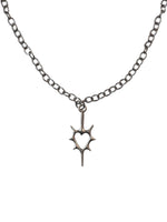 CHAIN NECKLACE TRIBAL HEART