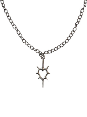 CHAIN NECKLACE TRIBAL HEART